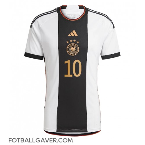 Tyskland Serge Gnabry #10 Fotballklær Hjemmedrakt VM 2022 Kortermet